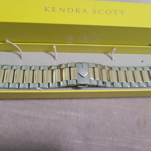 Kendra Scott Gold and Silver Women's Watch Bracelet - Picture 3 of 4